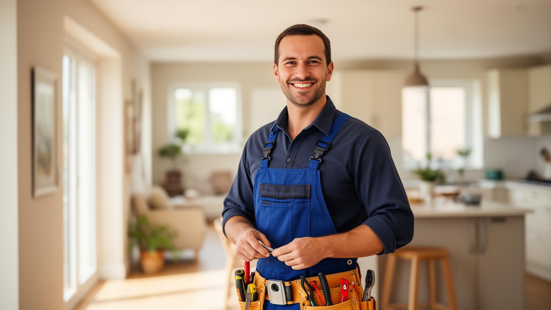 Trusted local tradesperson at work in an Irish home